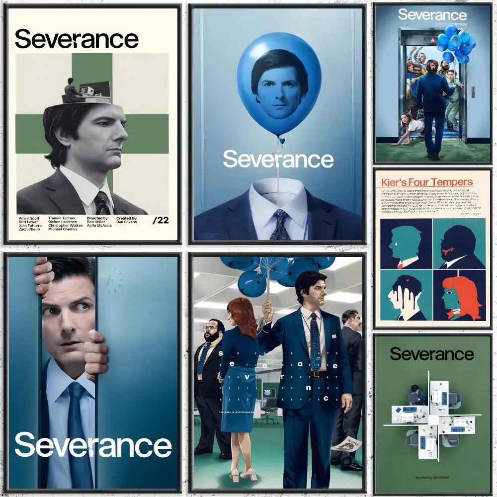 Trending TV Series S-SeveranceS Poster HD Self-Adhesive No Residue After Removal Ideal for All Kinds of Wall Decor