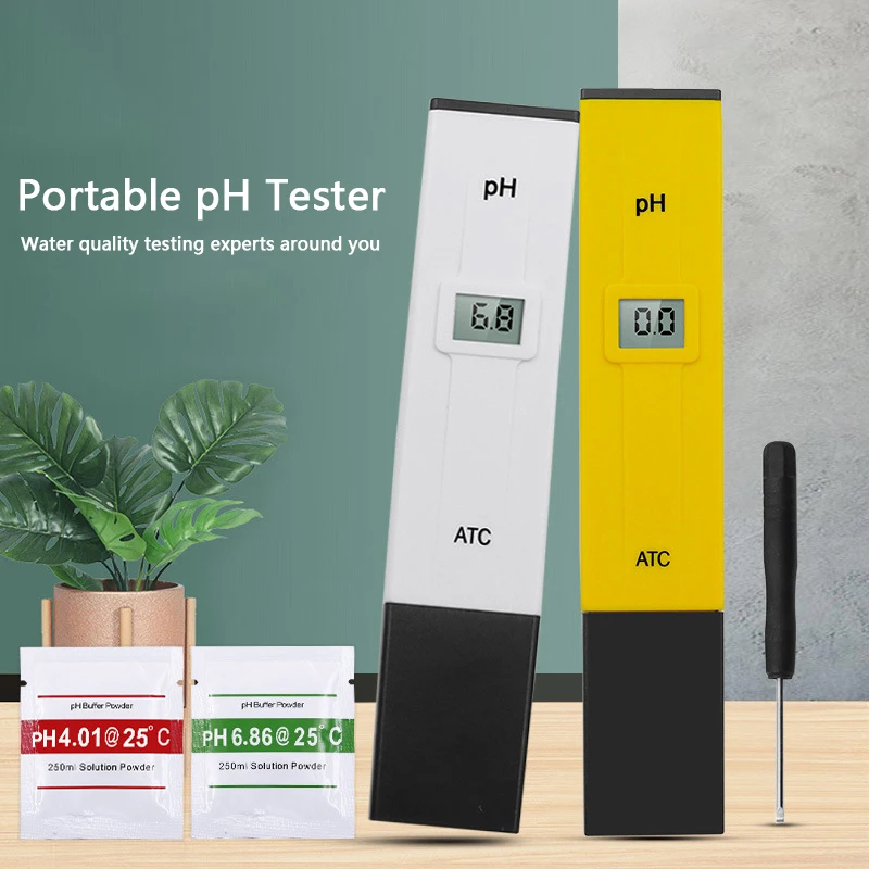 

PH Meter Digital PH Tester Water Quality Testers Acidity Measure Device Water Pool Aquarium Hydroponics Home Brew 0-14pH