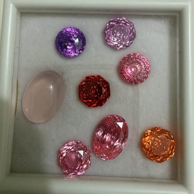 Promotional Boxed Set of Mixed Loose Gemstones  Brilliant Cut Stone For Jewelry Making/Collection//Setting Ring Pendant Gem