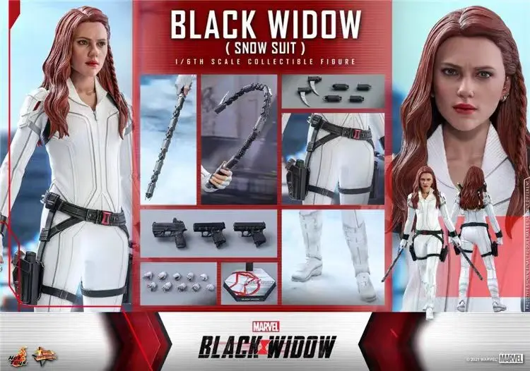 

Коллекционная подвижная фигурка Hot Toys Black Widow в масштабе 1/6, MMS365, по мотивам фильма Marvel «Гражданская война» (Капитан Америка), модель игрушки