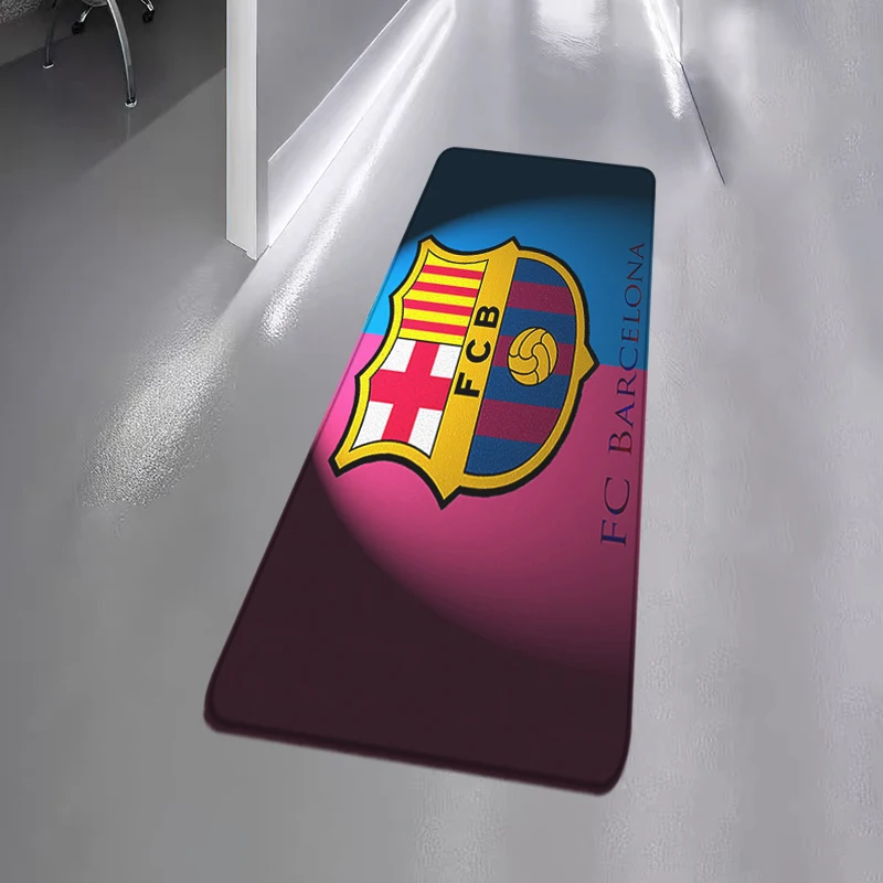 Bedside Rug Floor Mats Living Room Rugs Foot Carpets Entrance Doormat Anti Slip Futbol Club Barcelona Kitchen Mat Home Hallway