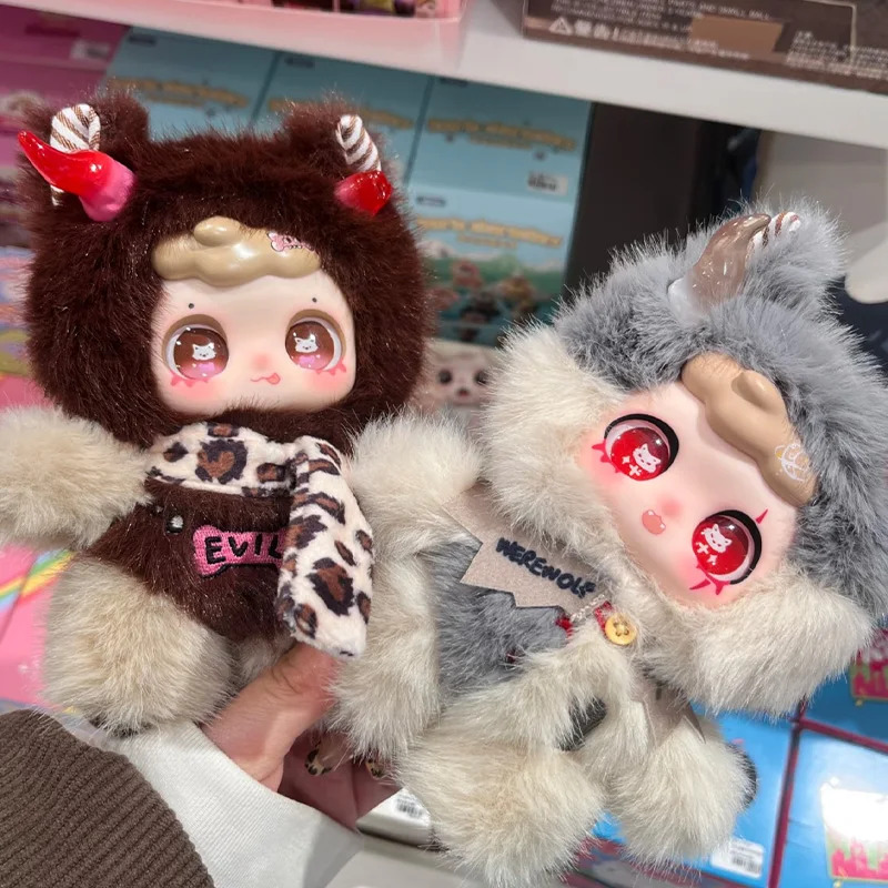 

New Ftfire Feeco Lost Spell Series Series Blind Box Cute Trendy Toys Plush Pendant Fluffy Stuffed Doll Bag Decor Birthday Gift