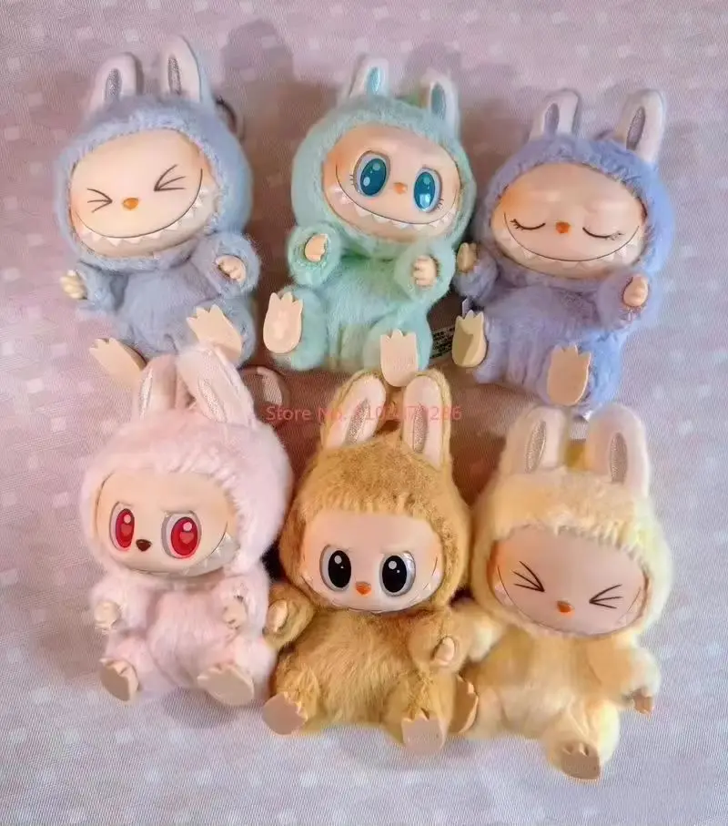 New High Quality Labubu Anime Figure The Monsters Labubu Sit-Down Party Series Vinyl Pendant Doll Collection Decoration Giftr