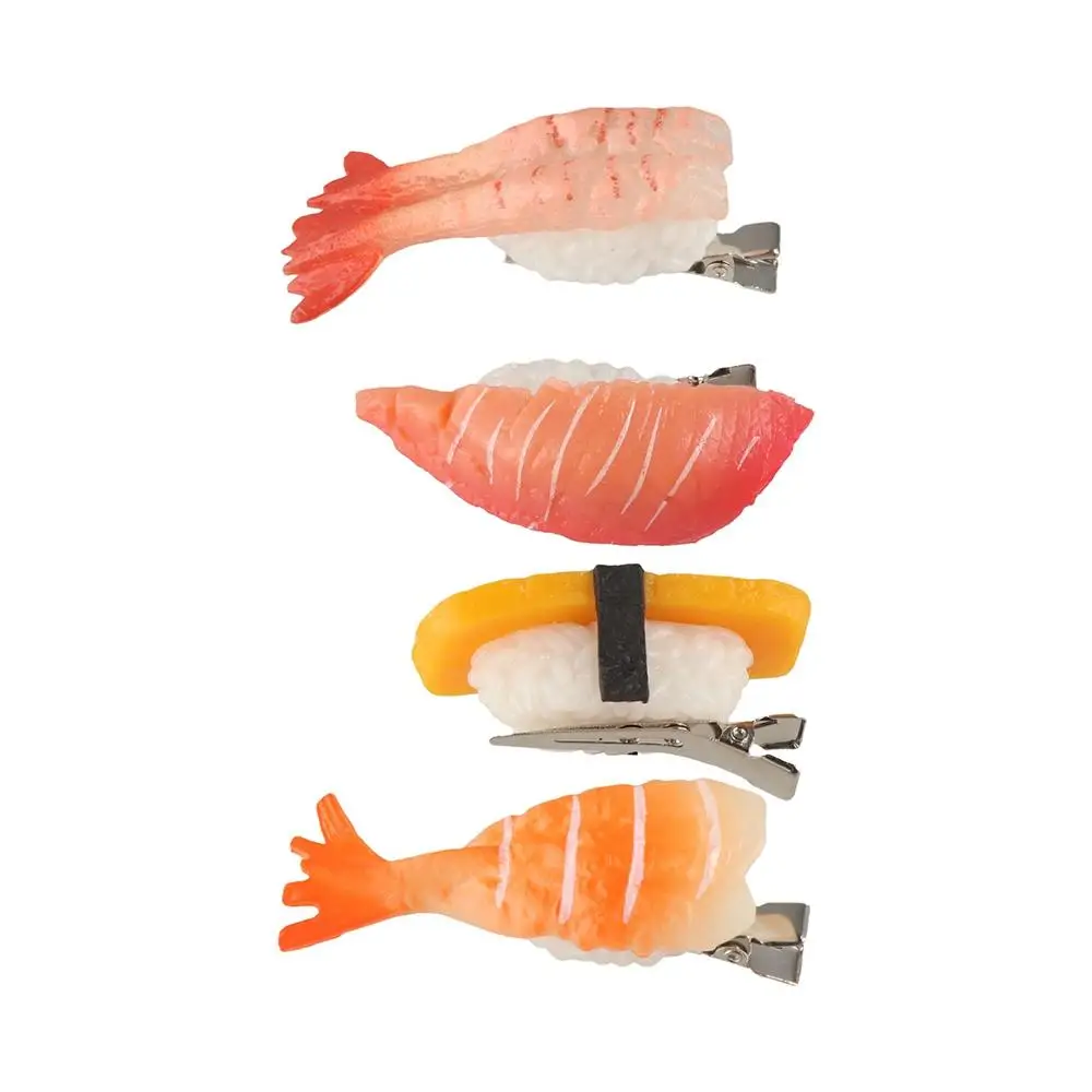 Trendy Headwear Artificial Food Sushi For Girls Children Duckbill Side Clips BB Hairpins Women Hair Clips Korean Barrettes