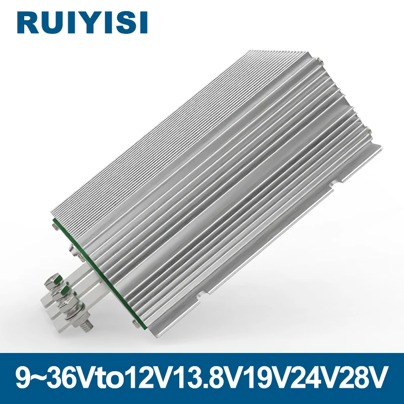 

9v-36v to 28V13.8V19V voltage regulator 50A-100A DC 24V to 24V boost and buck module 12V to car voltage regulator power supply