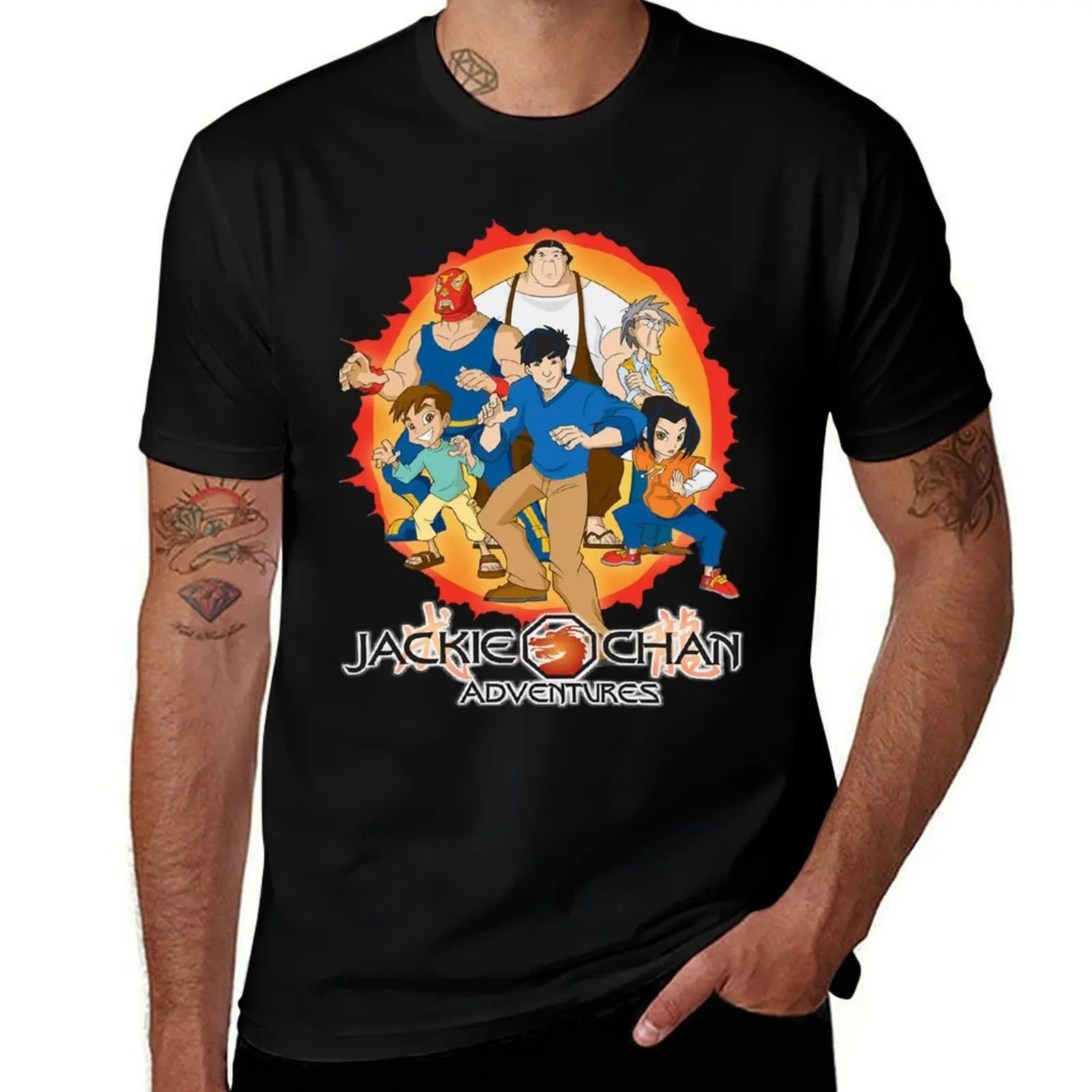 

Jackie Chan Adventures T-Shirt funny t shirts cotton black cotton t-shirt plain for man package t shirt personalised T-shirt