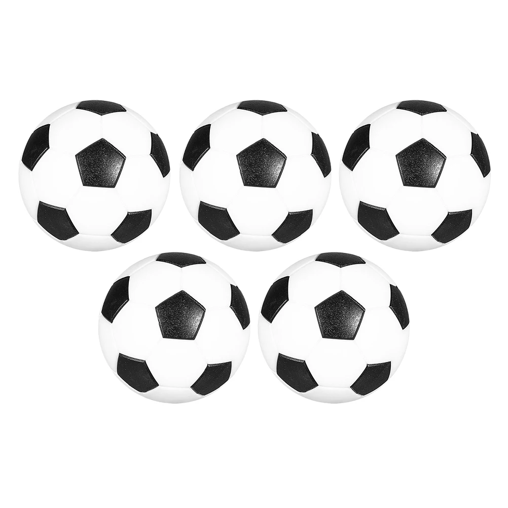 

5 Pcs Foosball Replacement Balls Table Football Accessories 32mm Mini Soccer Desk Game Eco Friendly Plastic Portable