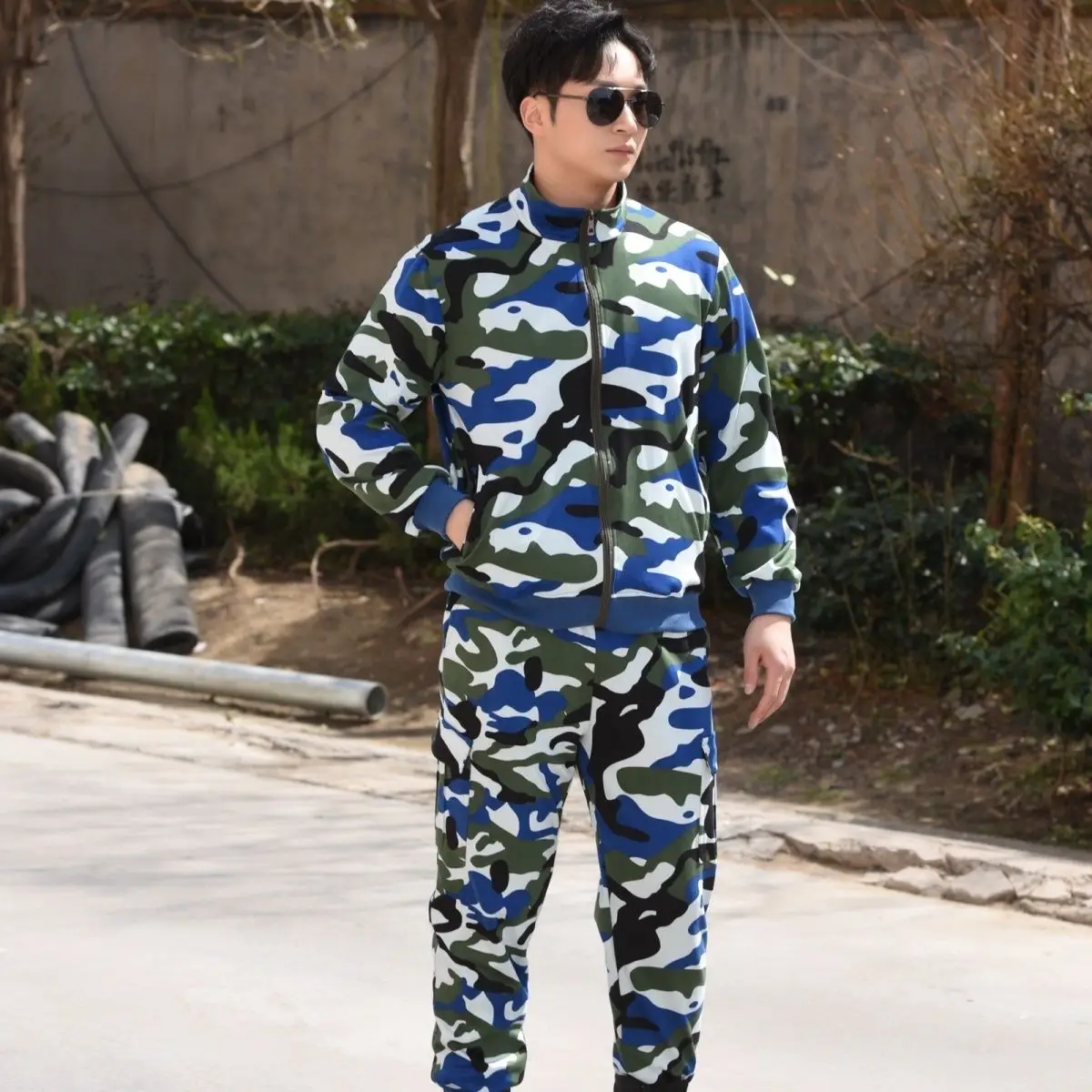 2026 US Marine Corps Outdoor Stretch Pak Heren en Dames Hetzelfde Camouflage-uniform