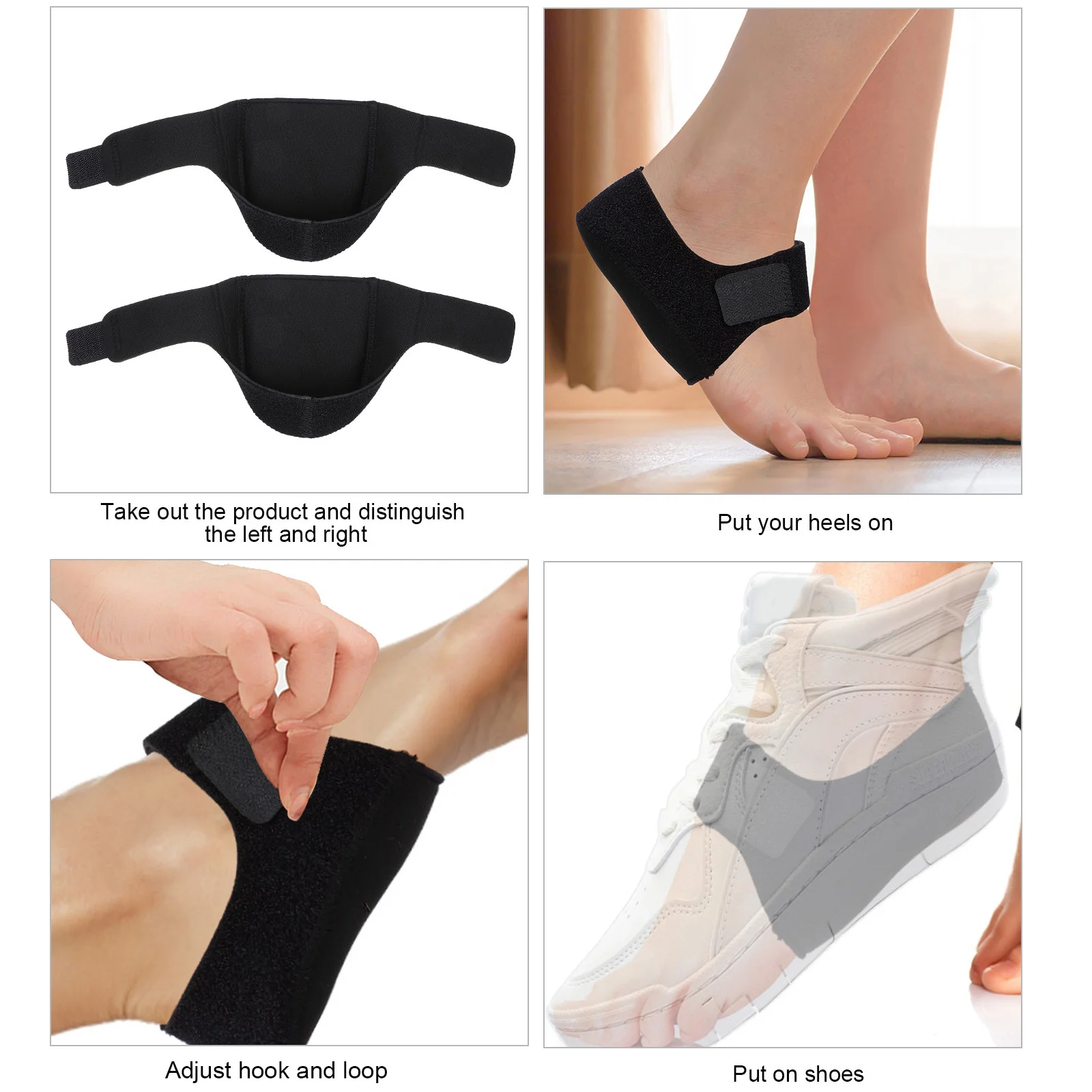 3pcs 3 Pairs Cups For Plantar Fasciitis Relief Heel Pain Support Cushion Heel Pads Protectors For Men Women Foot Care Tools