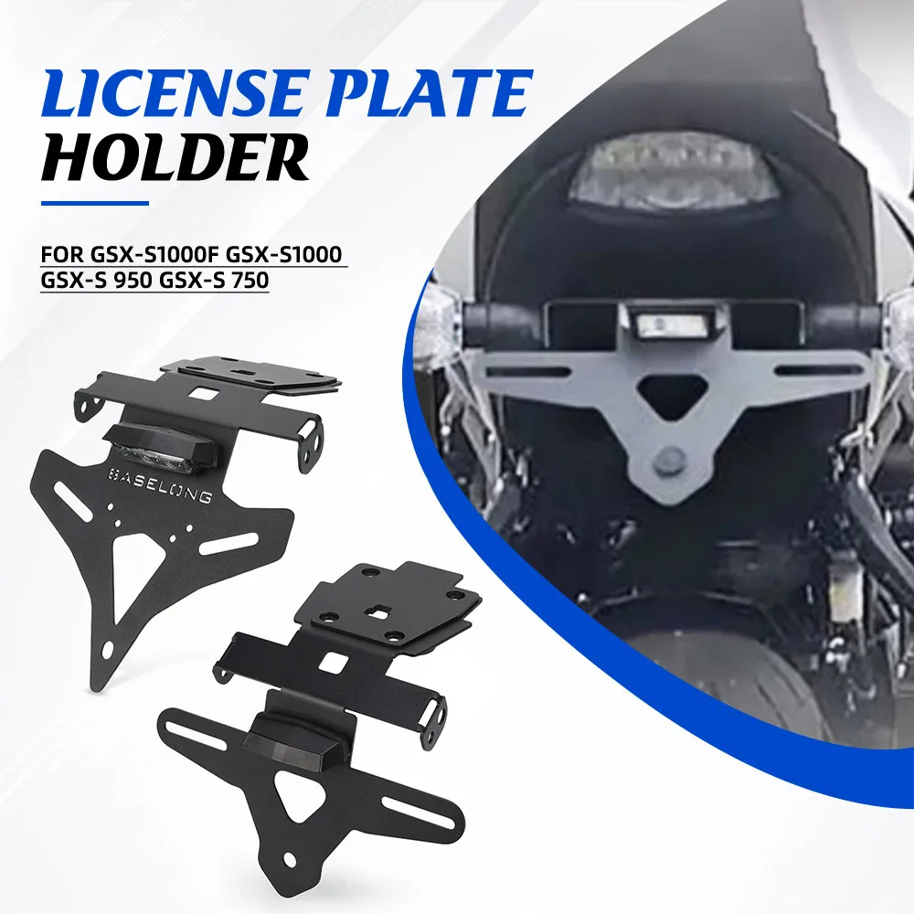 For Suzuki GSX-S1000F GSX-S1000 GSX-S 950 GSX-S 750 License Plate Holder Bracket Rear Tail Tidy Fender Eliminator Kit GSX-S750