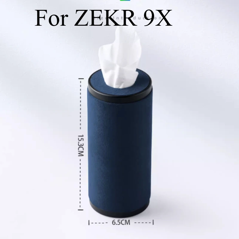 

For ZEKR 9X Center Console Cylinder Tissue Box Holder – Premium Car Interior Decor & Organizer