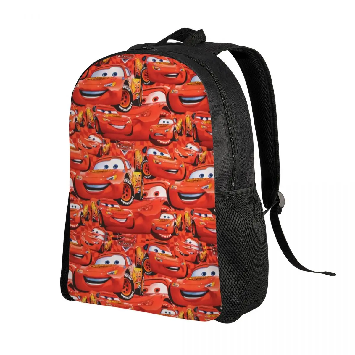 Custom Lightning McQueen Car Collage Travel Backpack Men Women School Computer Bookbag College Student Daypack Bags