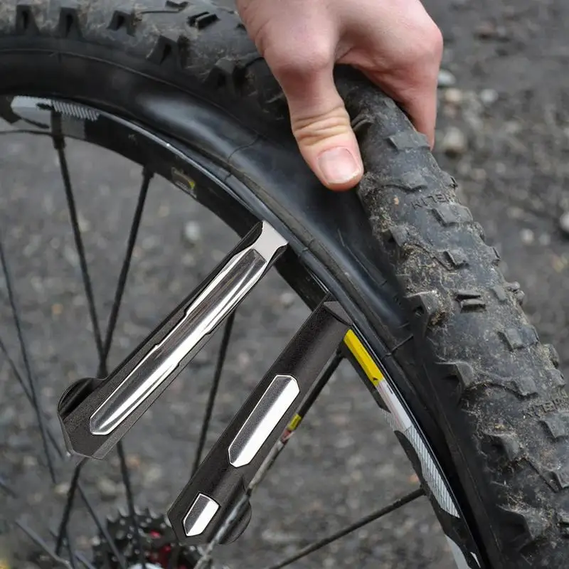 Leva per pneumatici per pneumatici per biciclette Strumento di riparazione per ruote leggero Mountain Bike E-Bike Cucchiaio per pneumatici da strada Accessori per interruttori apri ciclismo