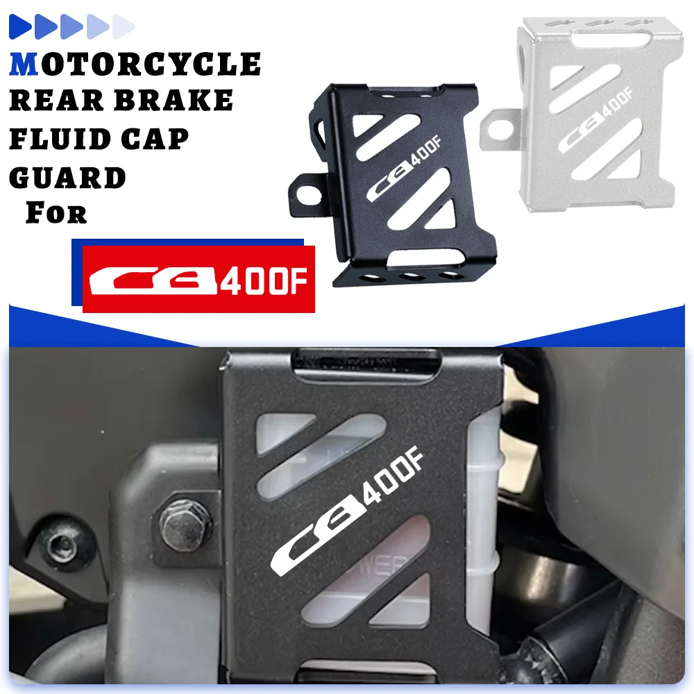 FOR HONDA NX400 500 CL500 CB500 Hornet CBR500R 2019-2026 2025 Rear Brake Fuel Tank Fluid Reservoir Cover Cap Guard Protector