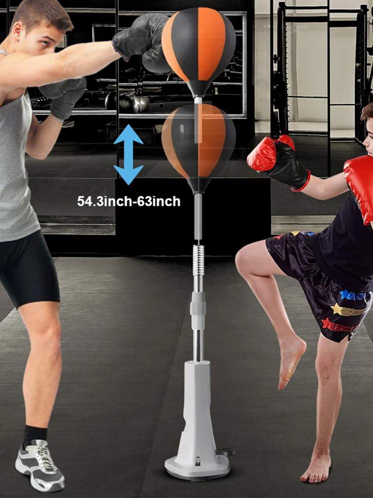 

Боксерский мешок с подставкой и набором для отработки рефлексов: оборудование для тренировок, снятия стресса и фитнеса