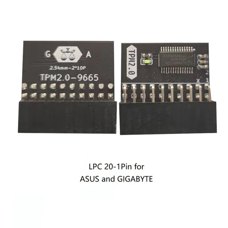 A25P TPM 2.0 Security Module For Gigabyte Motherboards 20-1 Pin Encryption Memory Card Enhanced Data Protection