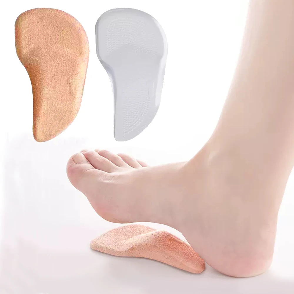 Solette ortopediche in gel di silicone per scarpe da donna Piedi piatti Solette per supporto per arco plantare per fascite plantare Cuscinetti per scarpe antidolorifici