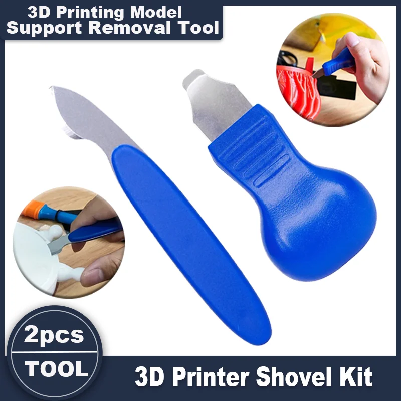 2-Pack 3D Printer Bracket Removal Tool Set for PLA, ABS, and UV-Curing Model Materials - 3D Printer Tools