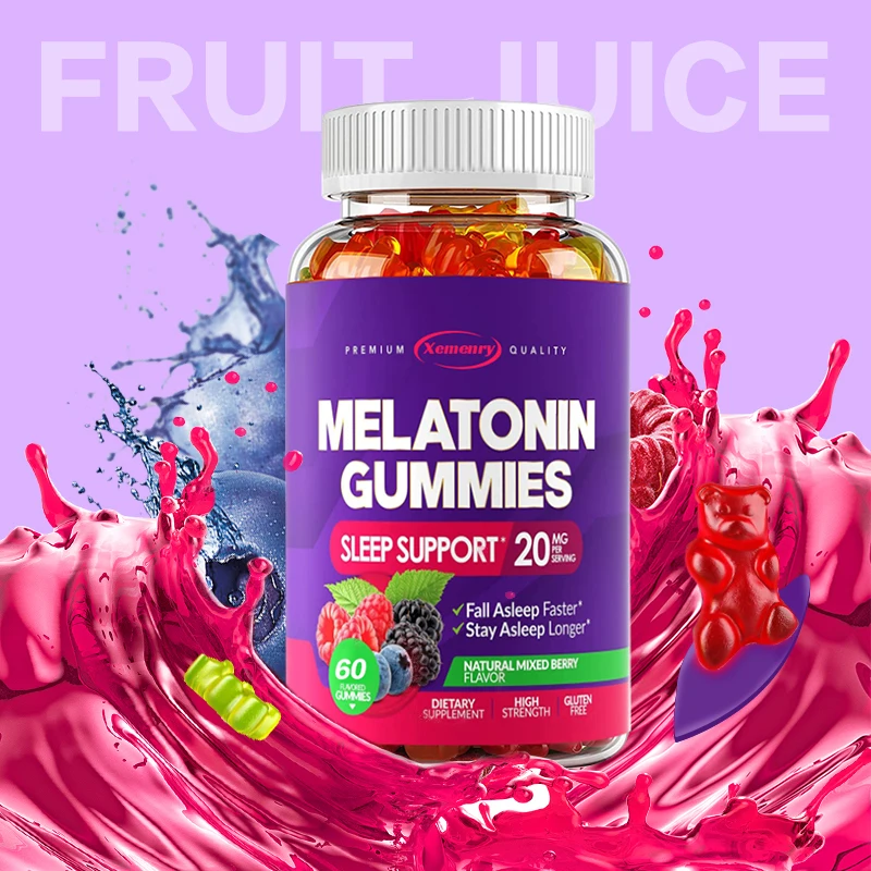 Melatonin Gummies - Sleep Aid, Relieve Stress, Fall Asleep Quickly, Improve Sleep Quality, Promote Deep Sleep