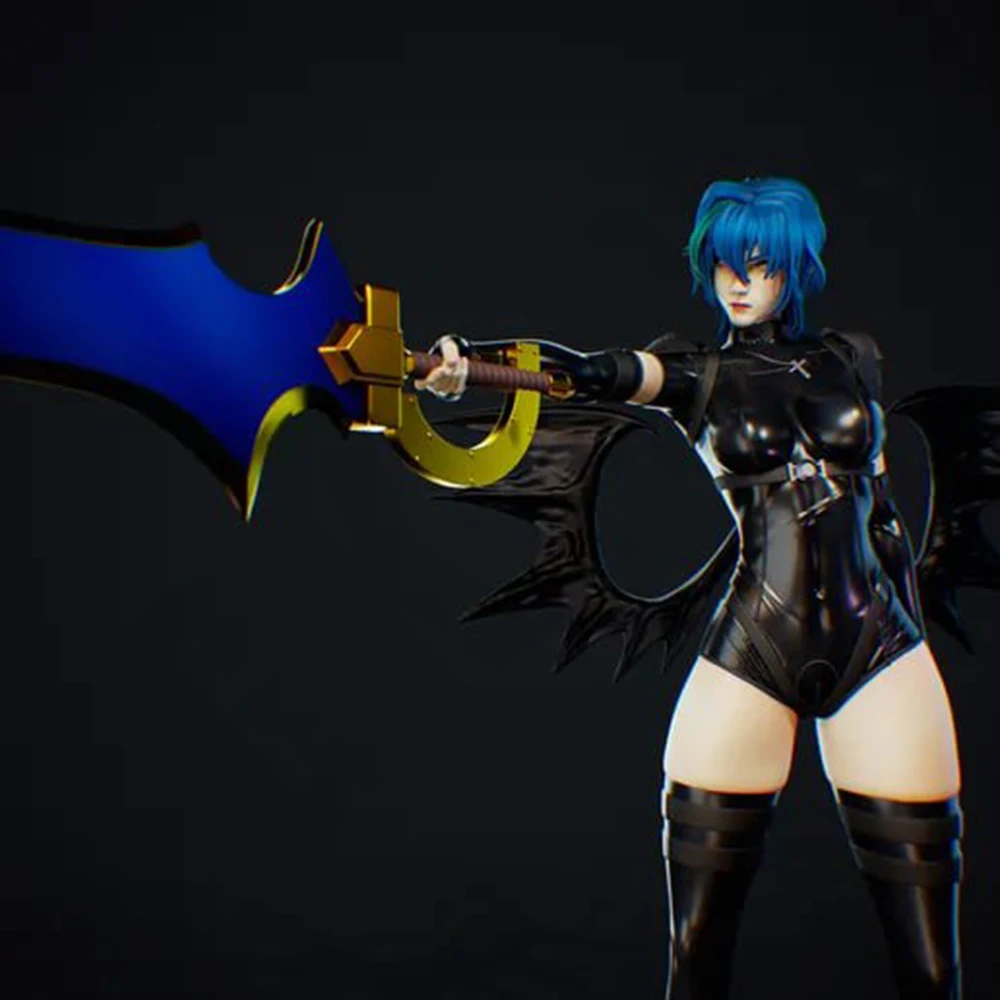 Belle Xenovia Quarta Krieger im Maßstab 1:24, Kunstharzfigur, Modellbausatz, unmontiert, unbemalt, DIY-Sammlerstück, Miniatur-Hobby-Spielzeug