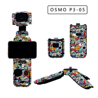 Colorful Decal Skin For DJI Osmo Pocket 3 Full Inclusive PVC Sticker Anti-Scratch Camera Tripod Protective Film Accessories Kit