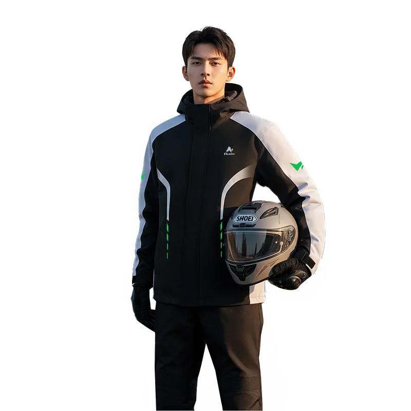 

Водонепроницаемый дождевой костюм для мужчин и женщин, комплект из куртки и брюк для мотоциклистов и курьеров