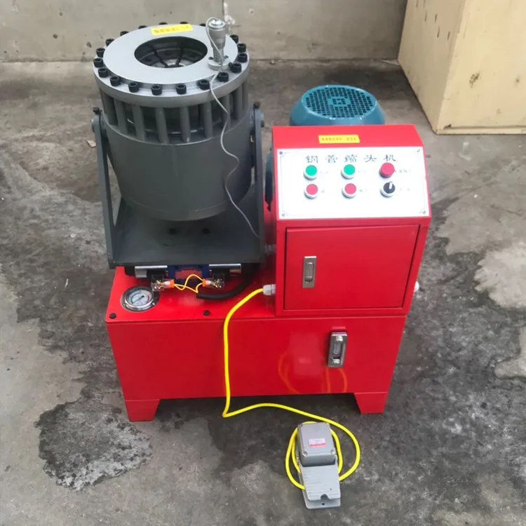 

Supply 51 type electric pipe press hose joint crimping machine vertical and horizontal dual-purpose steel pipe shrinking machine