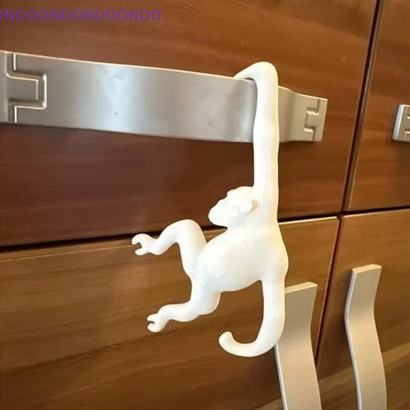 Scratch Resistant Monkey Wall Hook 3D Printed Plastic Decorative Hanger for Hat Bag Key Storage