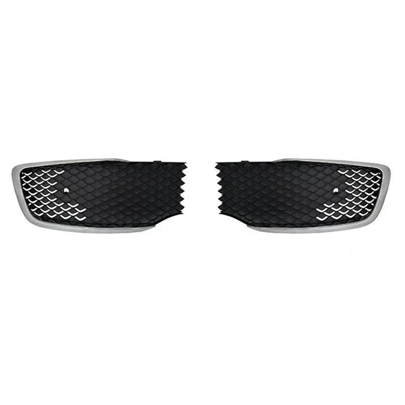 1Pair Front Bumper Fog Light Bezel Grille Cover Trim A4488807100 A4488807300 For Mercedes-Benz V-Class W448 V260 2020