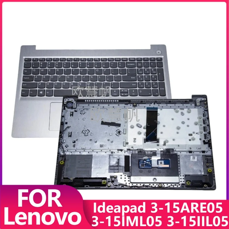 

Новая оригинальная верхняя крышка (палмрест) с клавиатурой для Lenovo Ideapad 3-15ARE05 3-15IML05 IIL05 IGL05 ADA05 ITL05 (US, RU, SP, FR)