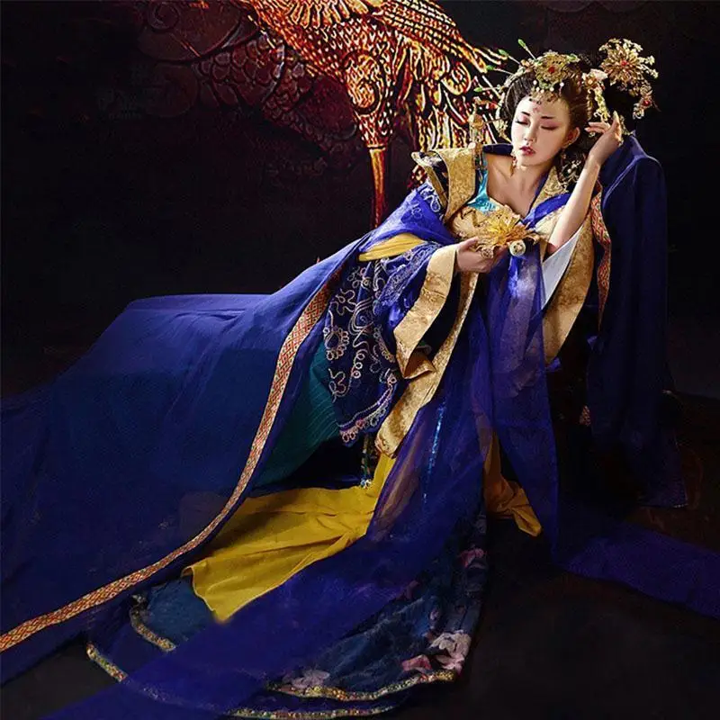 

Ancient Traditional Chinese Cosplay Clothing Tang Dynasty Imperial Concubine Sets Christmas Stage Performance Costumes for Women