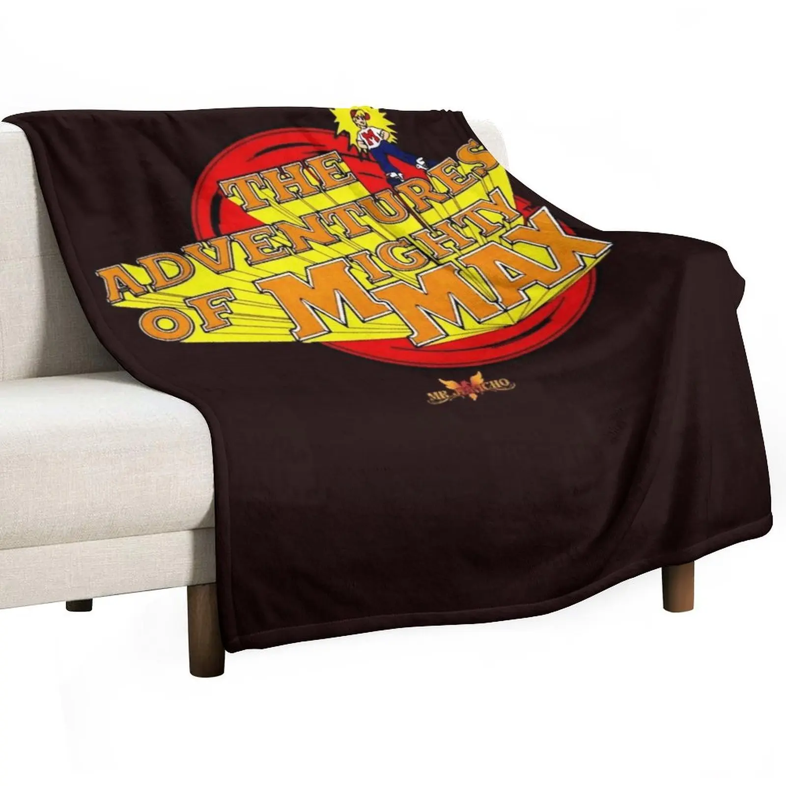 

Mighty Max Retro Cartoon Classic T-Shirt Throw Blanket Bed Large Single Blankets