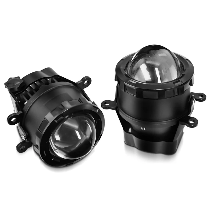 

A22F-Universal 3 Inch Hyperboloid LED Fog Lights HID LED Projector Lens High+Low Fog Lamp 60W 6000LM IP68 9-16V