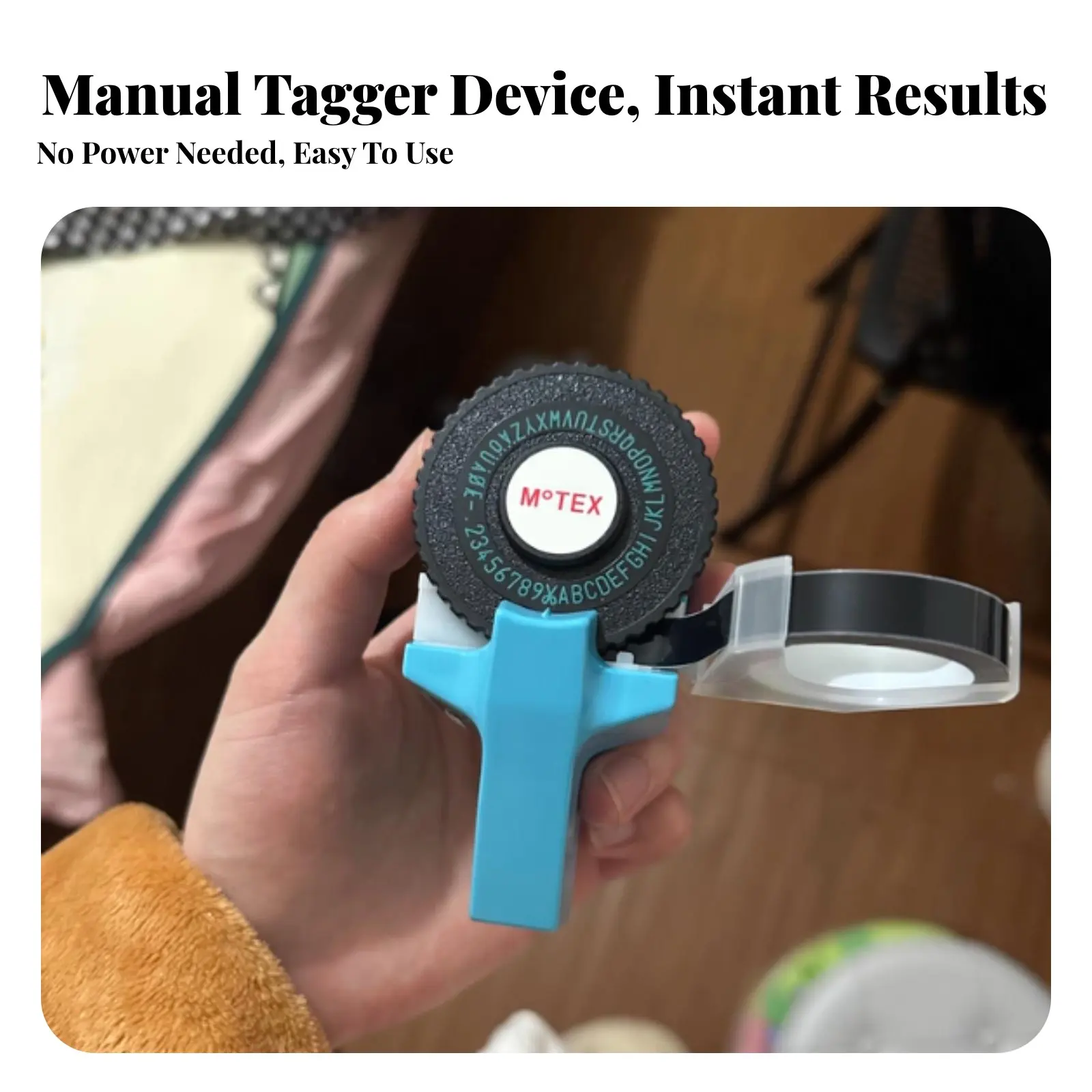 

Manual Tape Writer Embossed Text Manual raised tag Embosser DIY undertakings Retro design for notebook aficionados, Parents