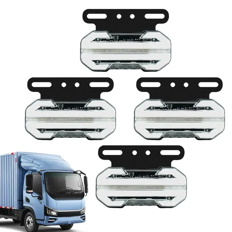 トラック側マーカーライト,インジケーターライト,警告灯,シグナルライト,24v,4個