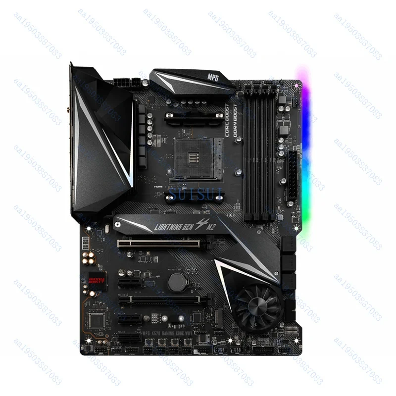 USED For MSI MPG X570 GAMING EDGE WIFI motherboard AM4 DDR4 128G HDMI ATX Tested ok
