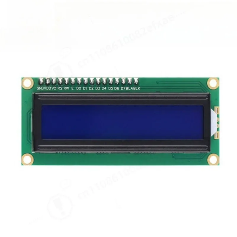 Soldered 1602 I2C LCD Module Blue Screen, 16x2 Character Liquid Crystal Display, Support Library Files