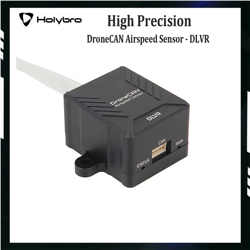 Holybro High Precision DroneCAN Airspeed Sensor- DLVR Supports 2500 Pa and 226.8 km/h DroneCAN Protocol Integration for RC Drone