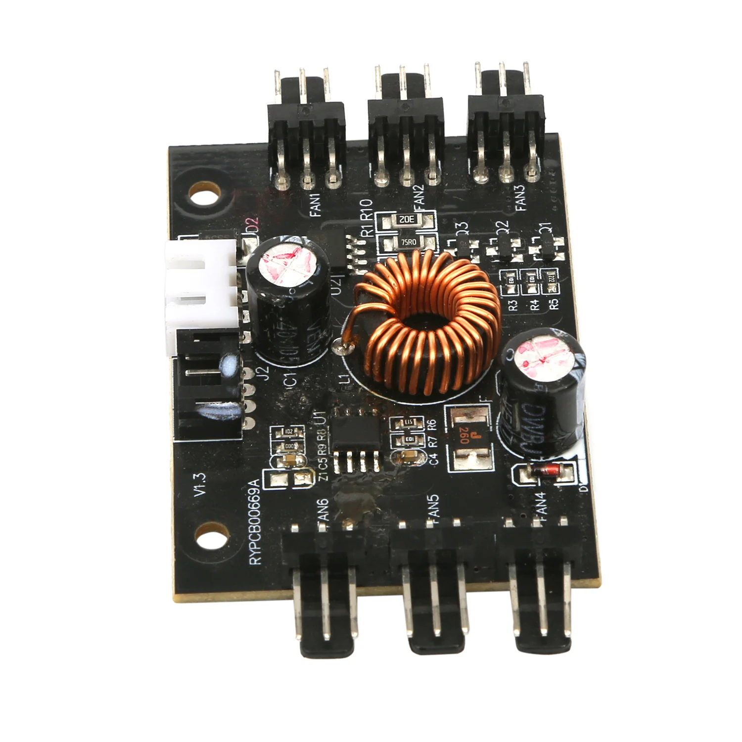 Contrôleur de vitesse du ventilateur PWM pour ordinateur PC, 6 canaux, HUB de refroidissement, CPU, 3 broches, 4 broches, 1 à 6 voies, HDD, MotherBuffc, carte d'alimentation