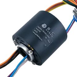 GK1256-12P10 Electric rotary joint industrial slip ring inner diameter 12.7mm hollow high power electric slip ring
