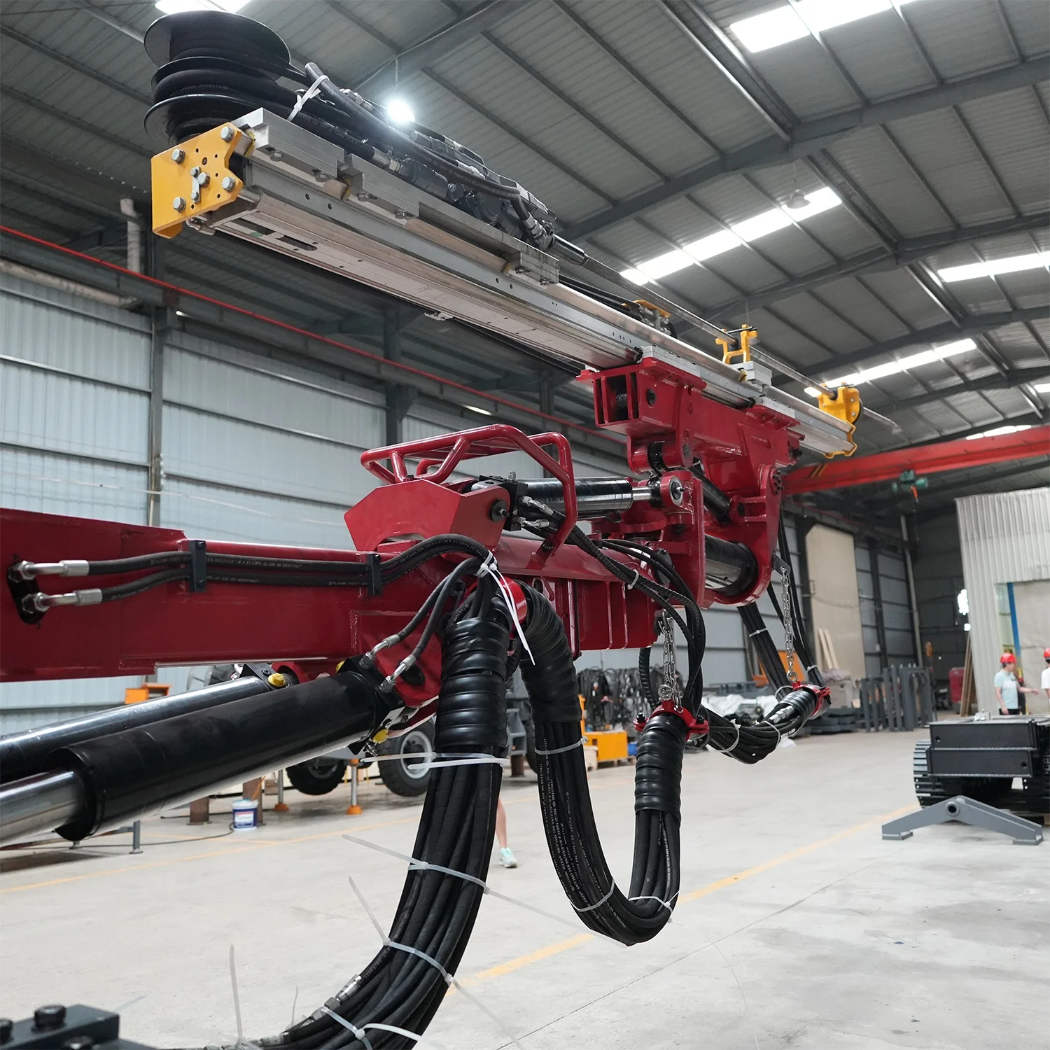 Heavy-Duty Diesel Hydraulic Jumbo Rotary Drilling Rig For Underground Construction And Ore Mining