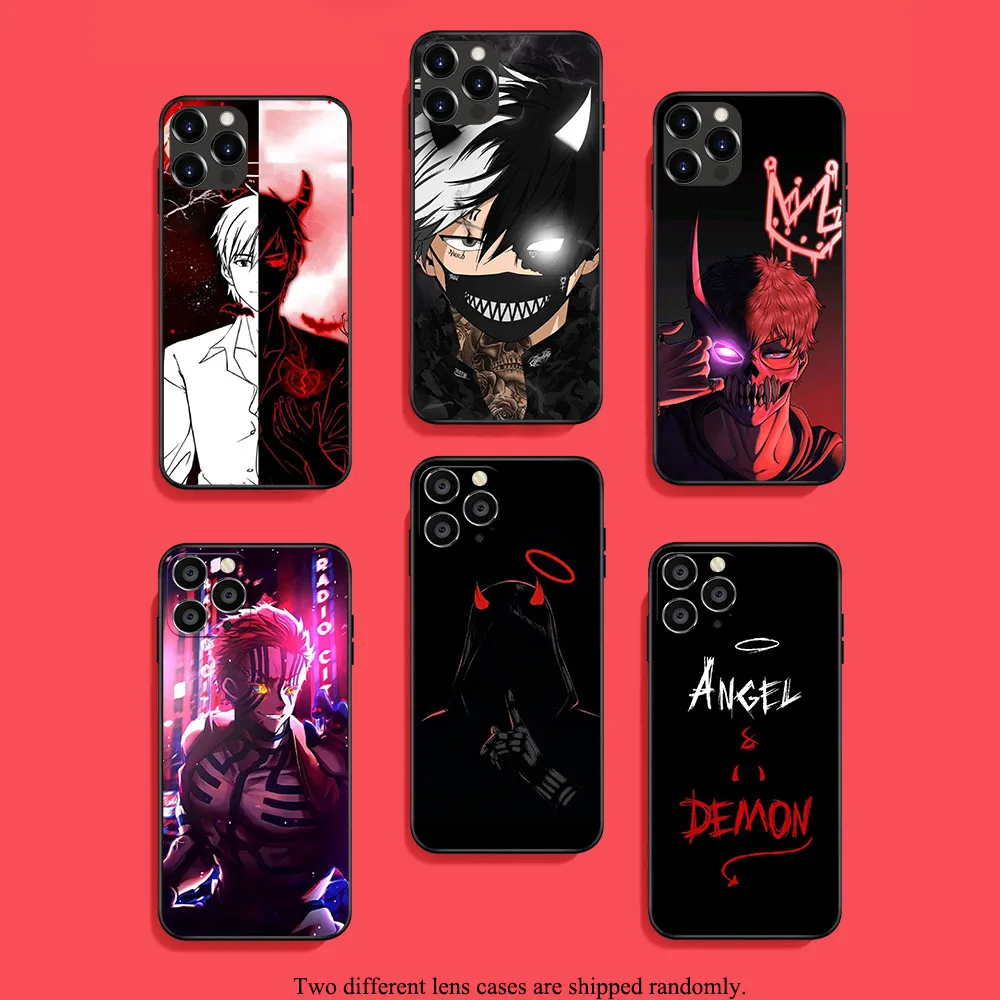 UK-38 Anime Demon Boy Soft Case for Moto Edge G22 G71 G100 S 20 Lite Pro G Power G42 30 G52