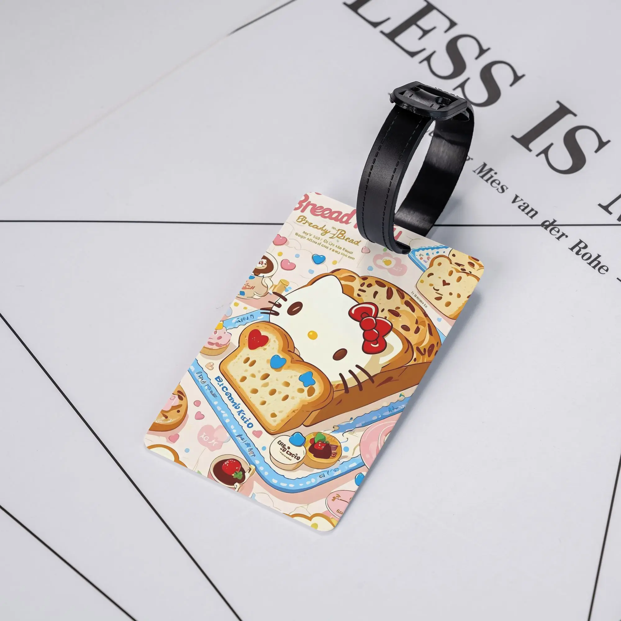 

Luggage Tags Hello Kitty Suitcase Plastic Portable Label Name ID Address Luggage Bag Case Tags for Men Suitcase Tag Gifts