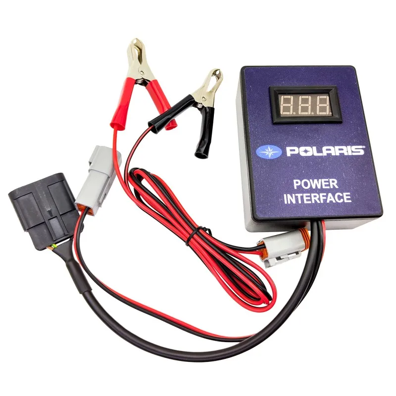 For POLARIS Power Interface harness, external battery can be used for extended diagnostic time