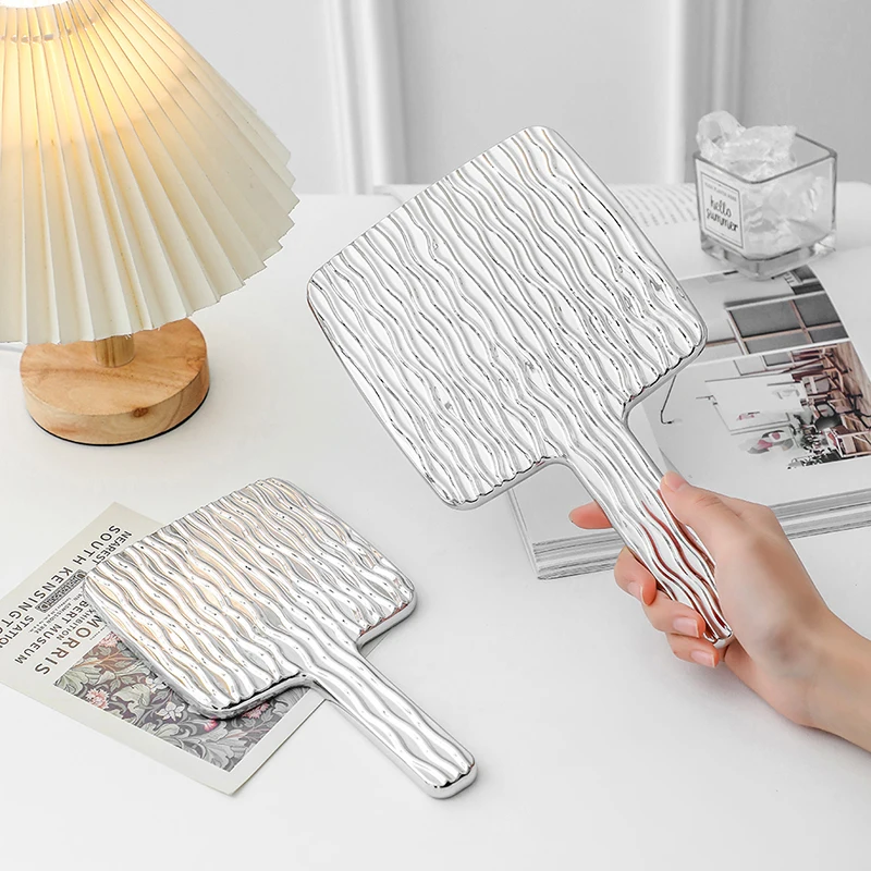 1 pz quadrato mini specchio cosmetico da tavolo tenuto in mano specchi per il trucco strumenti portatili per il trucco di bellezza da viaggio durevoli