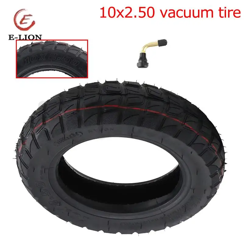 

Бескамерная износостойкая высококачественная вакуумная шина 10x2,50, идеально подходит для надувных колесных трубок для 10-дюймового электрического скутера