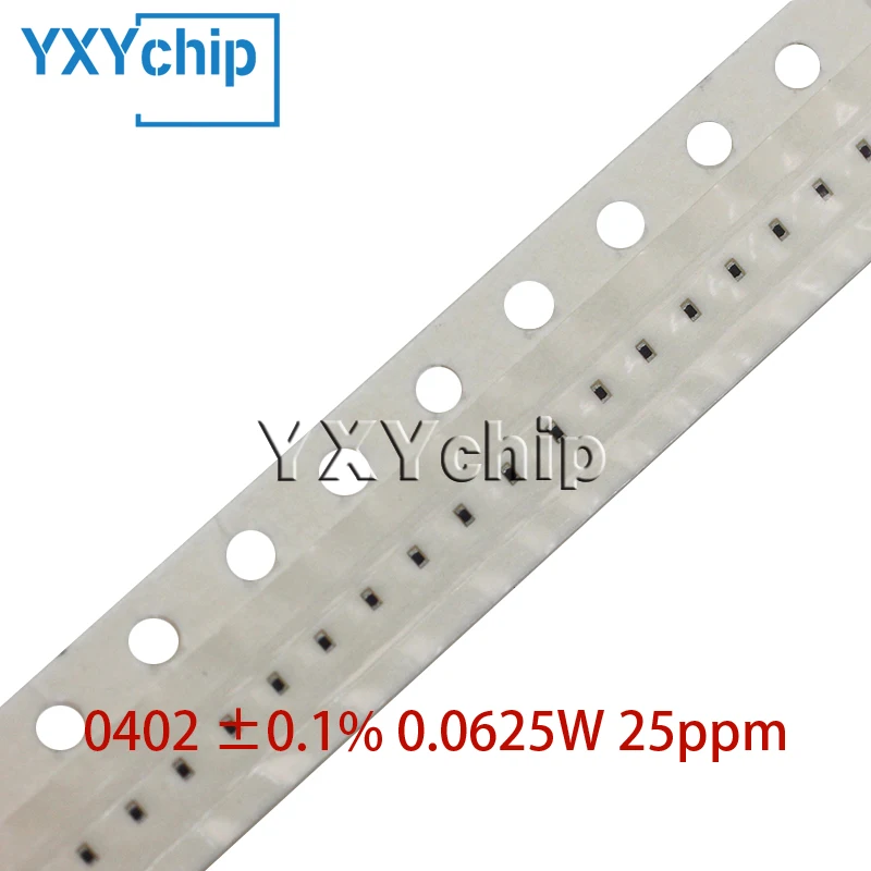 

50PCS 0402 ±0.1% 0.0625W 25ppm SMD High Chip Accurate Resistor 4.7R 5.1 6.8 7.5 8.2 9.1R 11R110K 3.6K 100 180 200 220 240K Ohm Ω