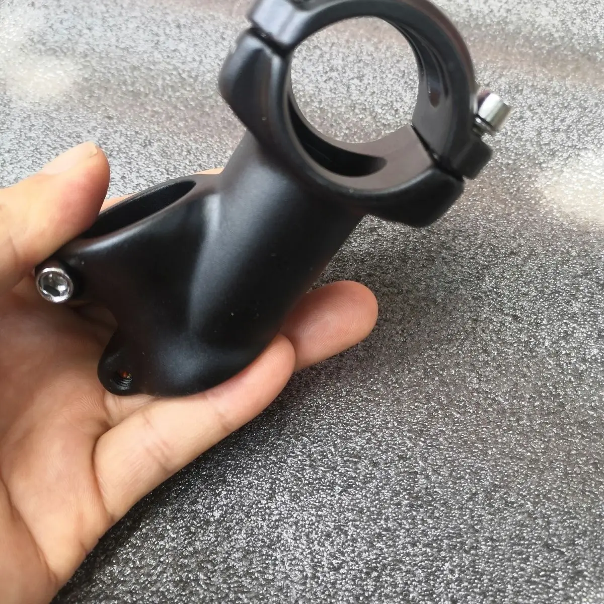 Bicycle Stem Black Lightweight Aluminum Alloy MTB Road Bike Handlebar Riser Cycling Replacement Accessory