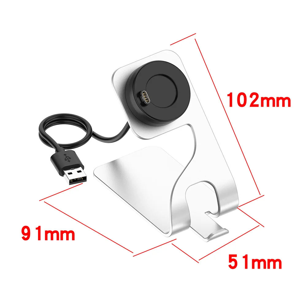 USB Charging Cable Watch Charger Dock for Garmin Fenix 7/Fenix 7S/Fenix 7X Smartwatch Charging Cable Stand Cord Base Station