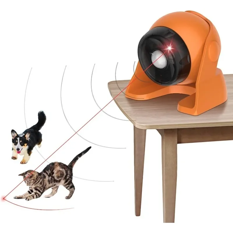 Interactive Cat Laser Toys Motion Acticated Responsive Interactions Mix Fast & Slow Laser Game Cat Playing Laser Pointer Toy